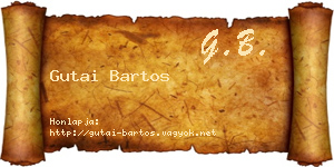 Gutai Bartos névjegykártya